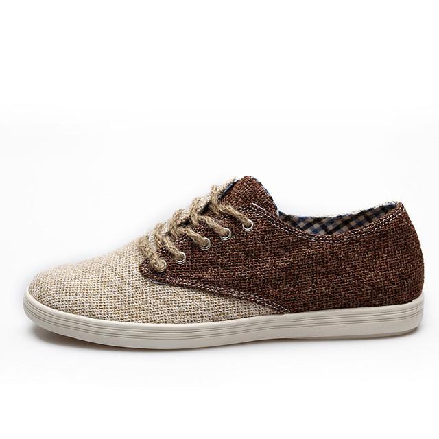 Merkmak Summer Causal Hemp Men Shoes High Quality Loafer Driving Comfortable Summer Men Flats Footwear Low Price Men's Moccasins