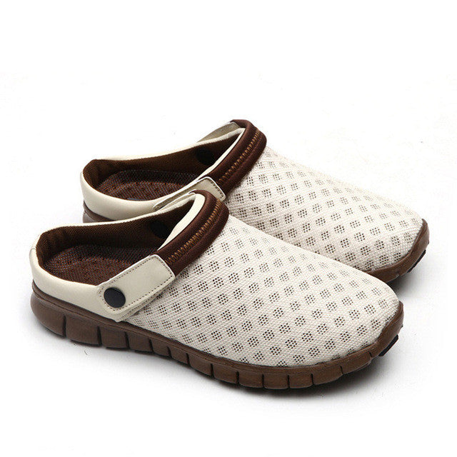 Merkmak Big Size 36-46 Men Summer Shoes Sandals 2017 Beach Flip Flops Mens Slippers Light Breathable Outdoor Boat Casual Shoes
