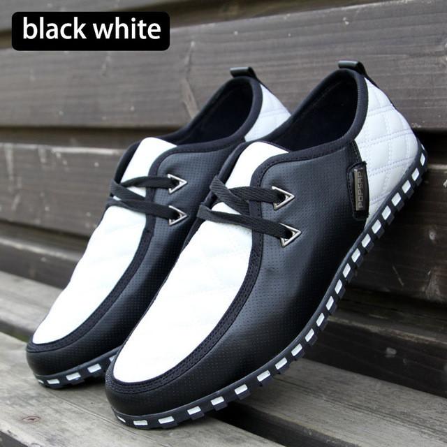 Merkmak New Fashion Canvas Men Shoes Brand Men's Flats Breathable Lace-up Business Shoes High Quality Plus Big Size 39-46