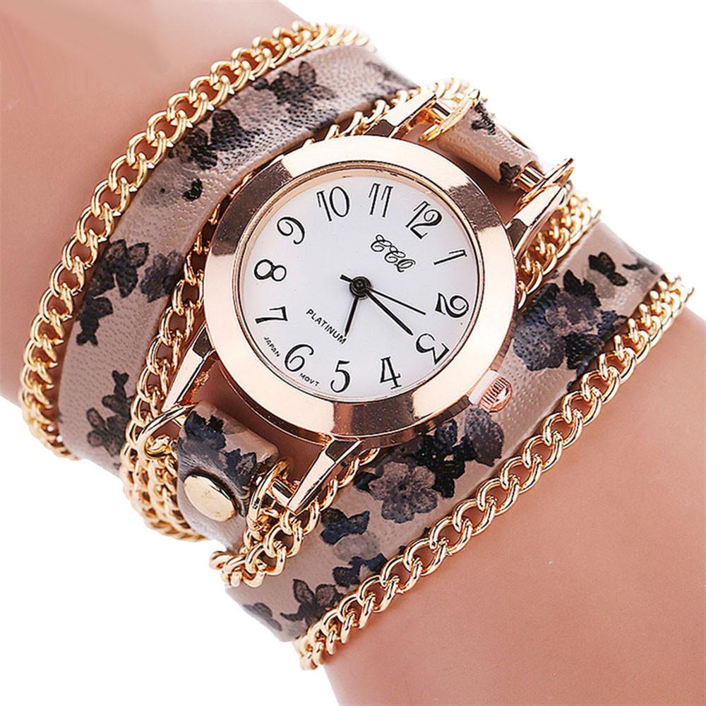 CCQ Women Fashion Casual Analog Quartz Women Watch Bracelet Watch