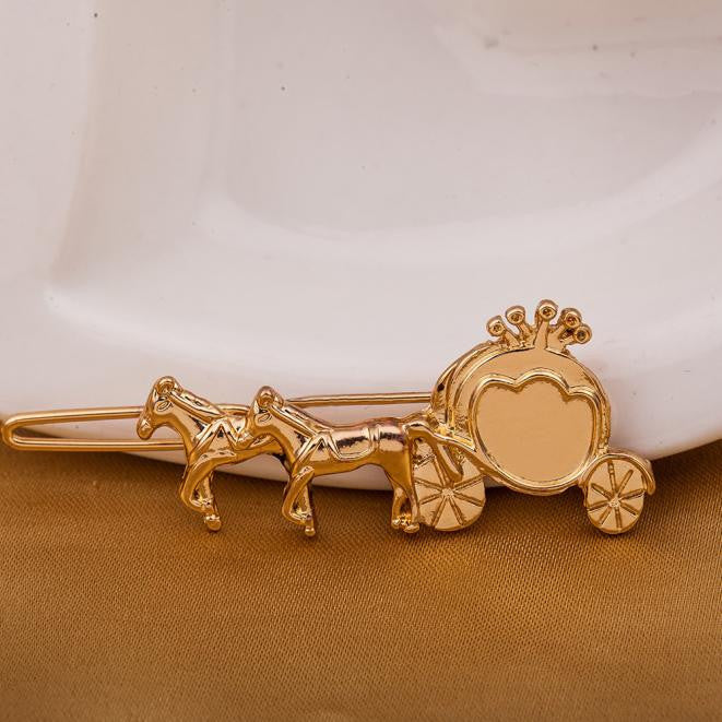 Women Girl Geometry Hairpin Edge Clip Clip Bangs A