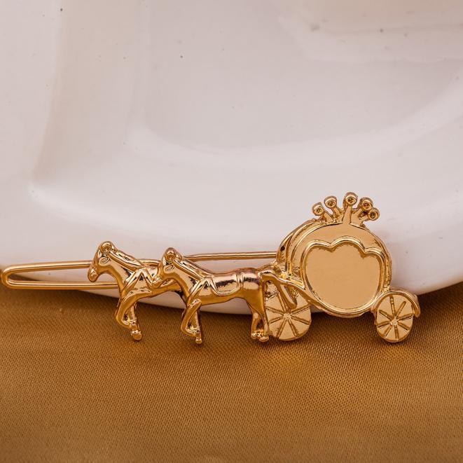Women Girl Geometry Hairpin Edge Clip Clip Bangs A