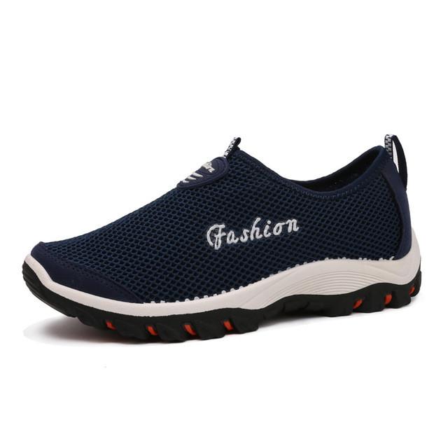 Merkmak 2017 New Fashion Men Casual Shoes Cheap Men's Flats Shoes Men Breathable Zapatillas Casual Shoes Big Size 47