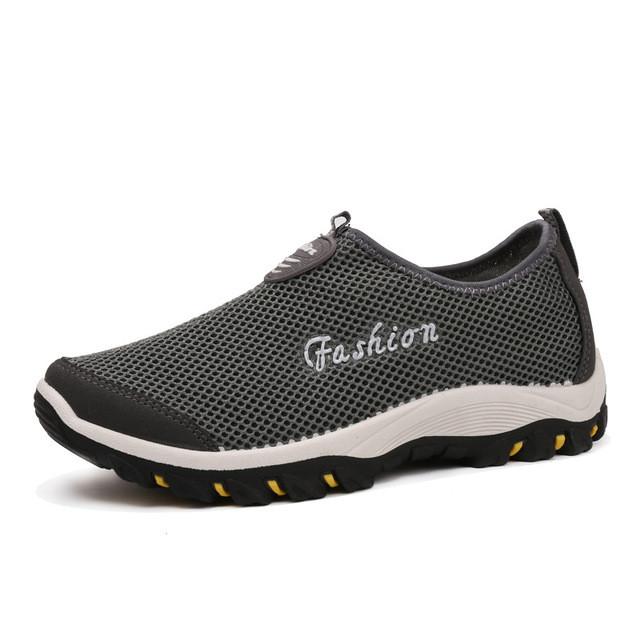 Merkmak 2017 New Fashion Men Casual Shoes Cheap Men's Flats Shoes Men Breathable Zapatillas Casual Shoes Big Size 47