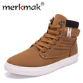 New 2017 Hot Men Shoes Sapatos Male Fashion Spring Autumn PU Leather Ankle Boots For Men Casual High Top Shoes Canvas Men Boots