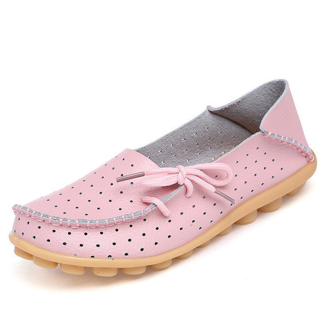 Merkmak Cow Leather Women Shoes New Driving Casual Footwear Moccasins Loafers Soft Leisure Flats Female Candy Color Sapato Mujer