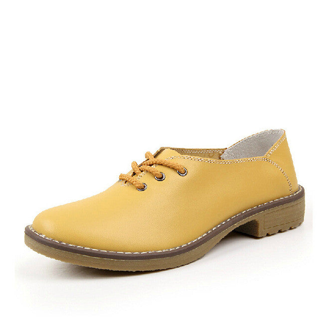 New 2017 fashion women shoes genuine leather oxford shoes for women flats moccasins sapatos femininos sapatilhas zapatos mujer