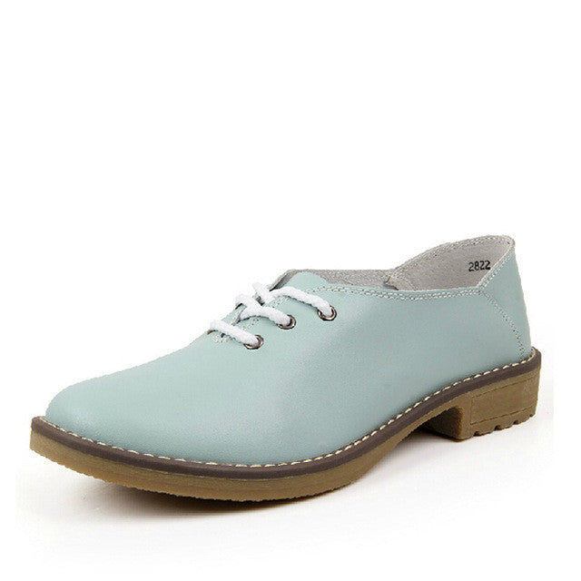 New 2017 fashion women shoes genuine leather oxford shoes for women flats moccasins sapatos femininos sapatilhas zapatos mujer