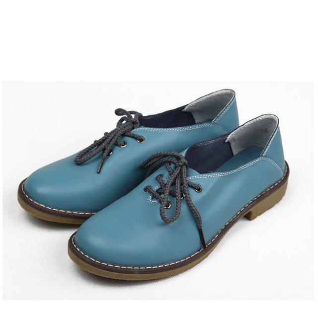 New 2017 fashion women shoes genuine leather oxford shoes for women flats moccasins sapatos femininos sapatilhas zapatos mujer