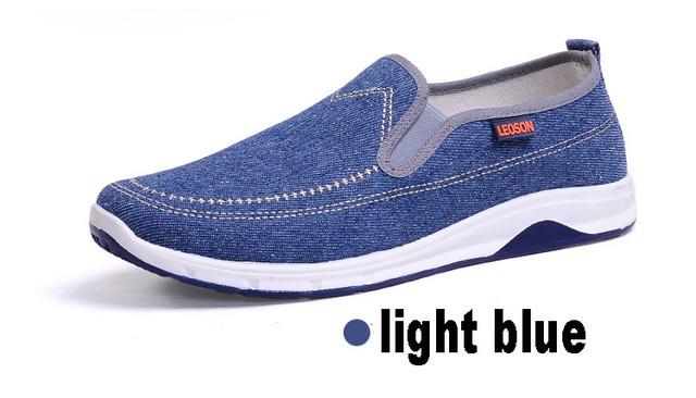 Merkmak Canvas Men Summer Shoes Casual Light Soft Flats Men Shoes Comfortable Sapatos Masculino Slip-on Men Loafer Drop Shipping