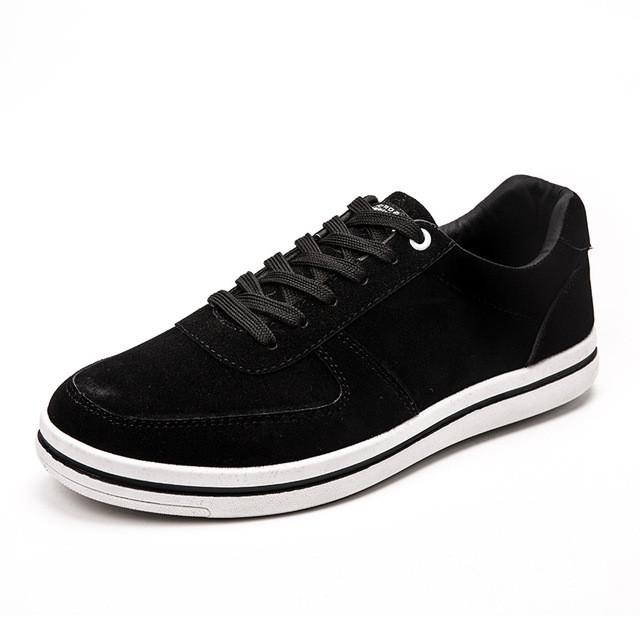 Merkmak Spring New 2017 Casual Shoes Men Leather Shoes Mens Leisure Lace-up Flats Breathable British Style Retro Shoes for Men