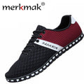 New 2017 Men Shoes Leisure Mesh Shoes Casual Men's Flats Breathable Footwear Spring Summer Male Footwear Drop Shipping LS196