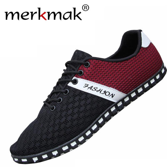 New 2017 Men Shoes Leisure Mesh Shoes Casual Men's Flats Breathable Footwear Spring Summer Male Footwear Drop Shipping LS196
