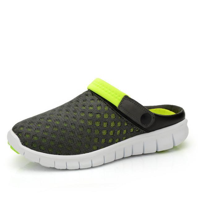 Merkmak Big Size 36-46 Men Summer Shoes Sandals 2017 Beach Flip Flops Mens Slippers Light Breathable Outdoor Boat Casual Shoes