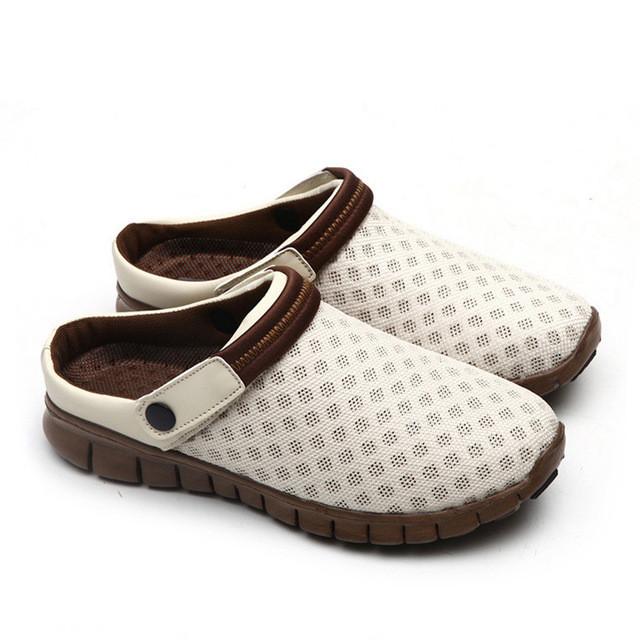 Merkmak Big Size 36-46 Men Summer Shoes Sandals 2017 Beach Flip Flops Mens Slippers Light Breathable Outdoor Boat Casual Shoes