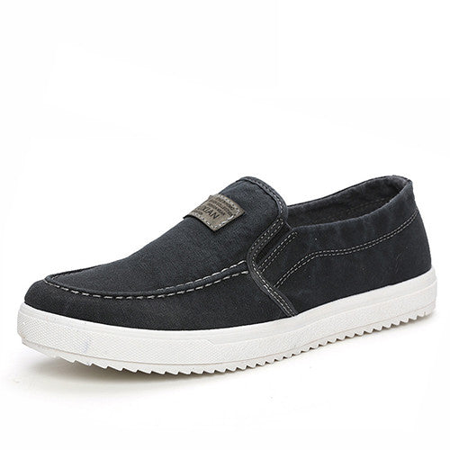 Merkmak Luxury Canvas Casual Men's Shoes British Loafers Mens Flats Masculinos Comfort Driving Men Footwear Shoes Drop Shipping