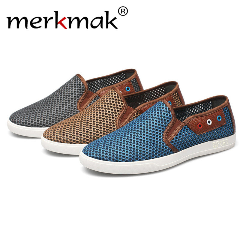 Merkmak 2017 Shoes Men Summer Casual Breathable Beach Slipper Shoes Hemp Flats Comfortable Softs Slip-on Big Size 38-49 Loafters