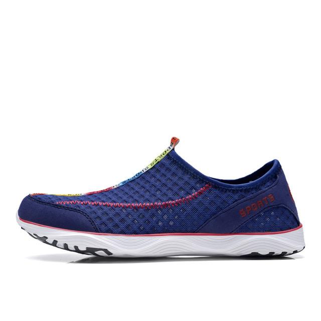 Merkmak New 2017 Comfortable Breathable Men Shoes Super Light Shoes Men Summer Style Men Shoes Large Size 39-45 Men Casual Shoes
