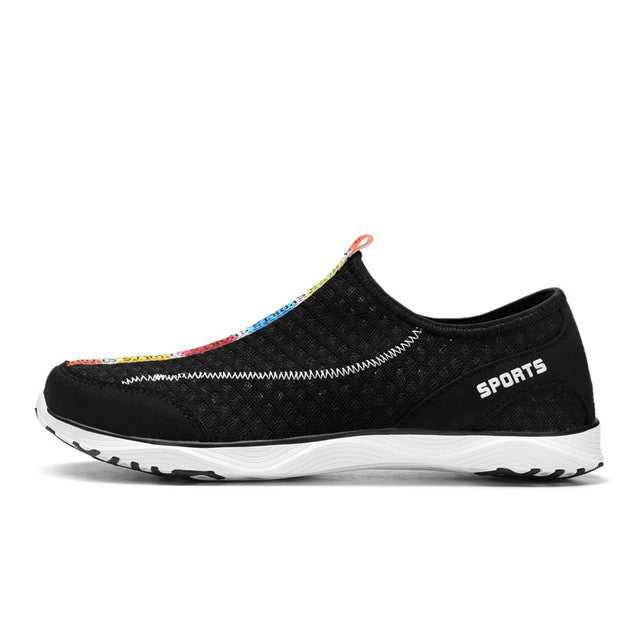 Merkmak New 2017 Comfortable Breathable Men Shoes Super Light Shoes Men Summer Style Men Shoes Large Size 39-45 Men Casual Shoes