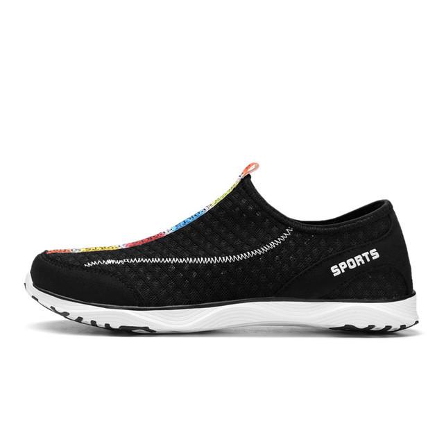 Merkmak New 2017 Comfortable Breathable Men Shoes Super Light Shoes Men Summer Style Men Shoes Large Size 39-45 Men Casual Shoes