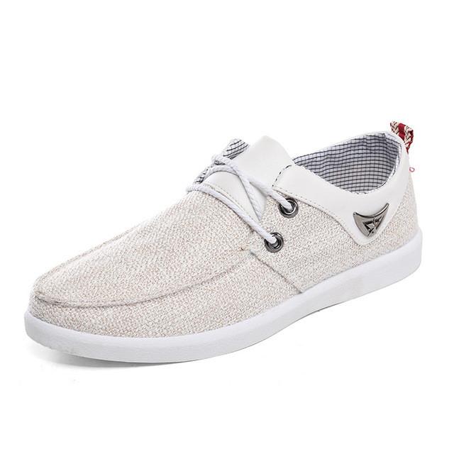 New 2017 Breathable Man Hemp Summer Flat Shoes Fashion Leisure Men Shoes Light Soft Men Casual Comfort Boat Driving Men's Flats