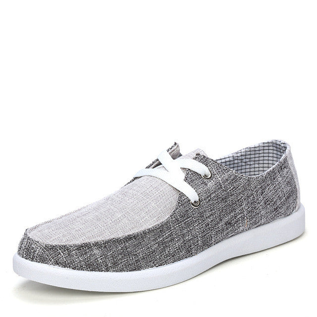 New 2017 Breathable Man Hemp Summer Flat Shoes Fashion Leisure Men Shoes Light Soft Men Casual Comfort Boat Driving Men's Flats