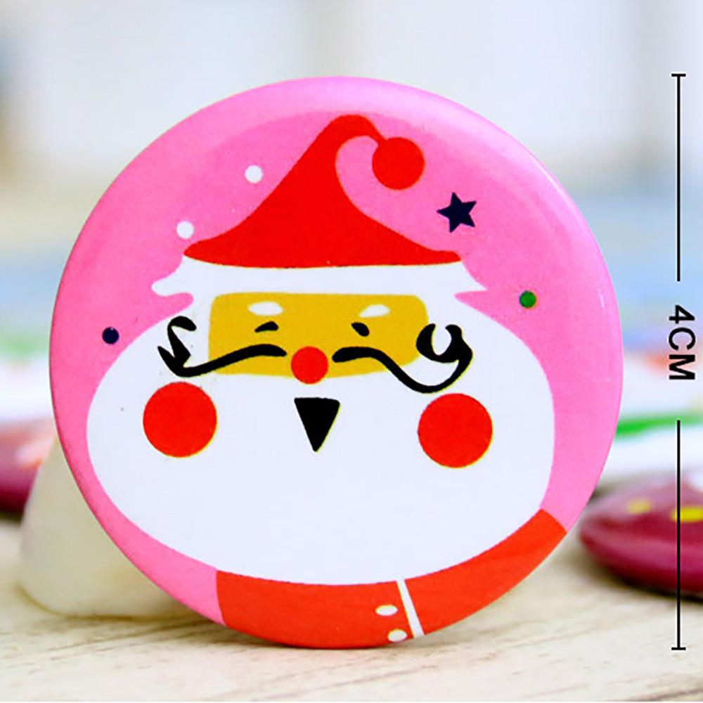10PC Christmas Brooch Badge Suit Hats Brooches Decoration Christmas Pendant