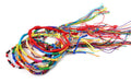 100Pcs Wholesale Jewelry Lot Braid Strands Friendship Cords Handmade Bracelets