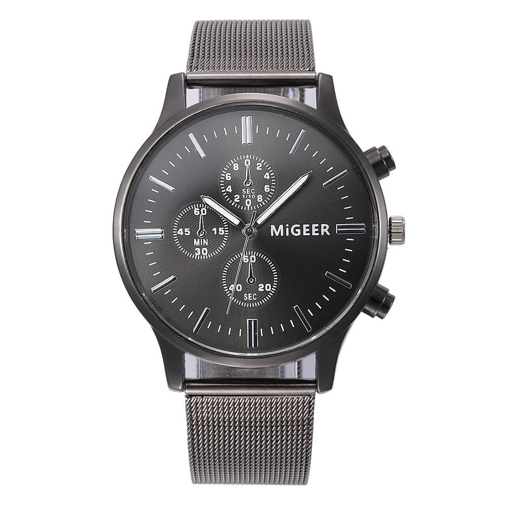 Classic Women's Men's Wrist Watch Steel Strap Quartz Casual Watches