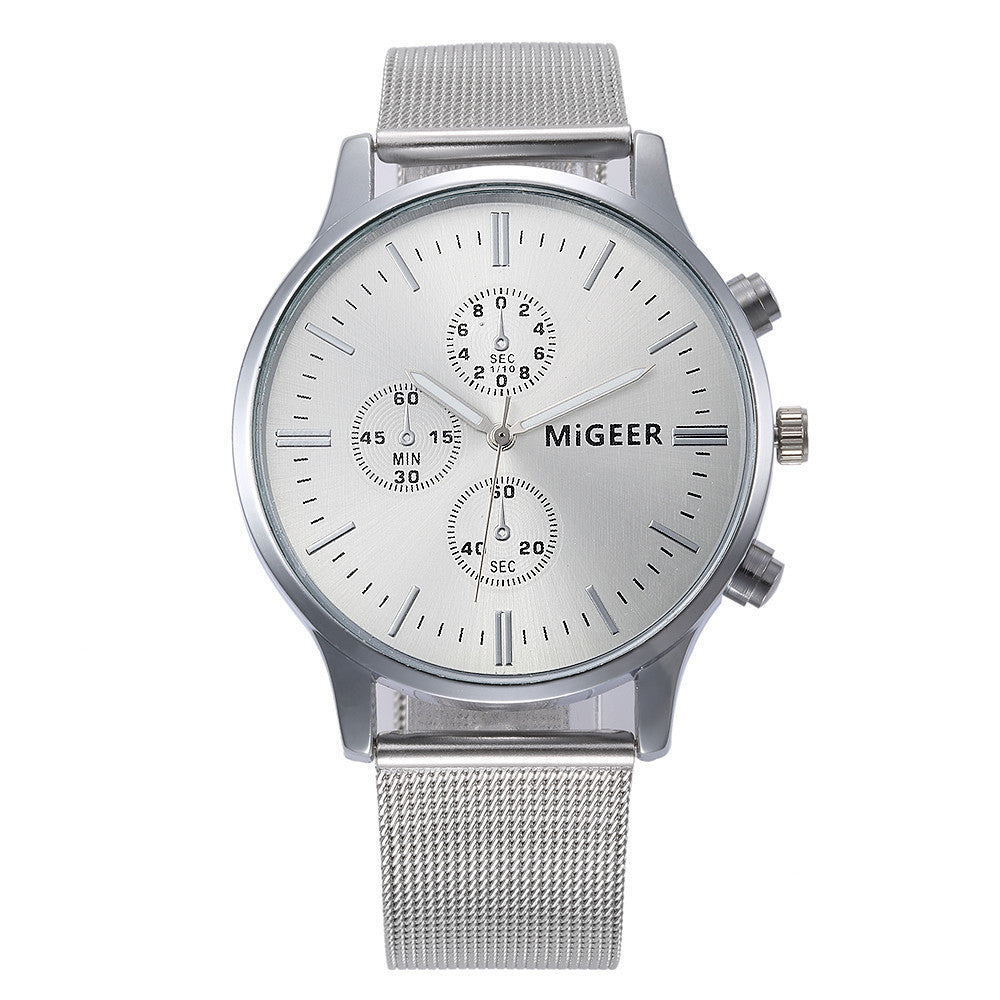Classic Women's Men's Wrist Watch Steel Strap Quartz Casual Watches