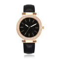 Ms Leather Band Watches Sport Analog Quartz Date Wrist Watch