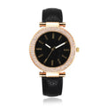 Ms Leather Band Watches Sport Analog Quartz Date Wrist Watch