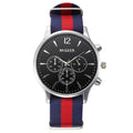 Luxury Fashion Canvas Mens Analog Watch Wrist Watches