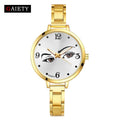 Women Fashion Chain Analog Quartz Round Wrist Watch Watches