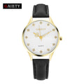 Women Fashion Leather Band Analog Quartz Round Wrist Watch Watches
