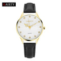 Women Fashion Leather Band Analog Quartz Round Wrist Watch Watches