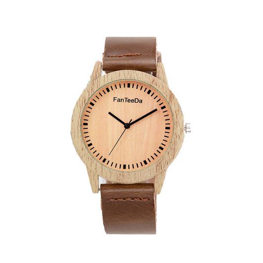 Luxury Fashion Leather Band Analog Quartz Round Wrist Watch Watches