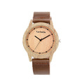 Luxury Fashion Leather Band Analog Quartz Round Wrist Watch Watches