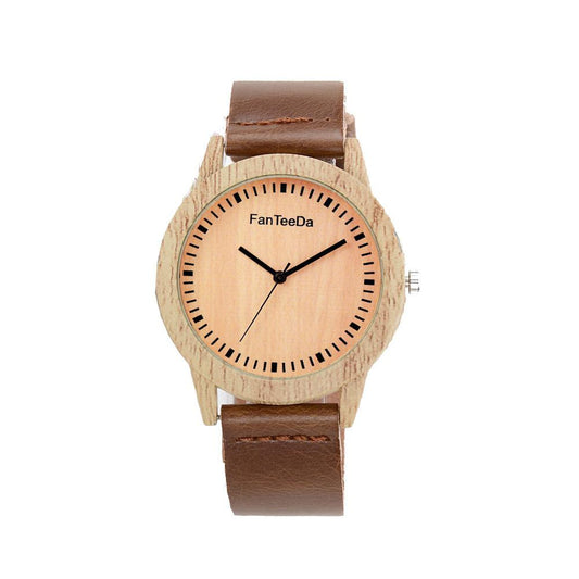 Luxury Fashion Leather Band Analog Quartz Round Wrist Watch Watches