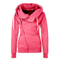 Zipper Design Hoodies - Sweaters