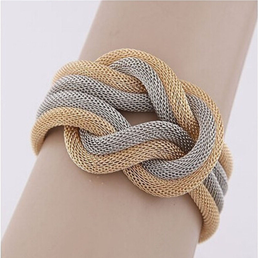 1 PC New Fashion Women's Vintage Gold Punk Cuff Bracelet Jewelry A