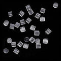 100 Piece Clear Clutch Earring Safety Backs For Fish Hook Earrings