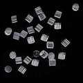 100 Piece Clear Clutch Earring Safety Backs For Fish Hook Earrings