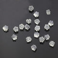144PCS Clear Rubber Flower Shape Clutch Earring Safety Backs For Earrings