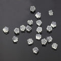 144PCS Clear Rubber Flower Shape Clutch Earring Safety Backs For Earrings
